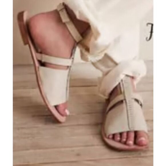 New Free  People Vacation Day Wrap Sandals Size 37.5 - Picture 2 of 8